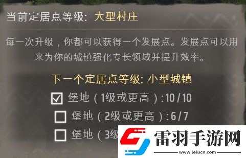 莊園領(lǐng)主新手入門攻略