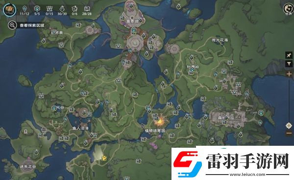 塔瑞斯世界全地圖探索點(diǎn)位有哪些