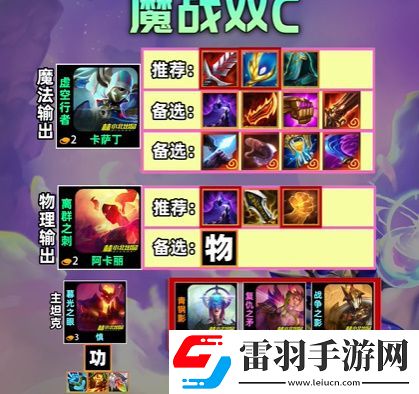 金鏟鏟之戰(zhàn)s12魔戰(zhàn)雙C陣容攻略