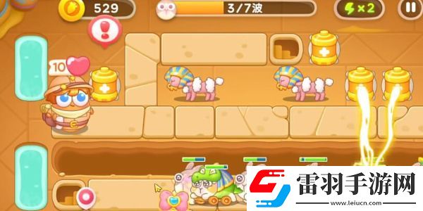 保衛(wèi)蘿卜4法老歸來第9關(guān)金蘿卜技巧
