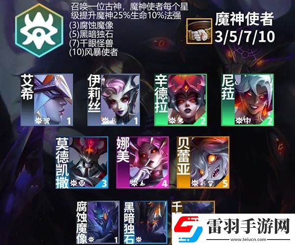 金鏟鏟之戰(zhàn)s12魔神使者怎么玩