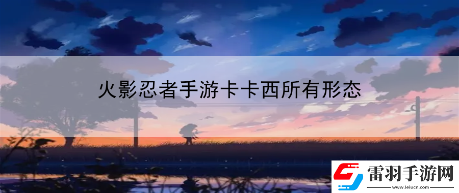 火影忍者手游卡卡西所有形態(tài)