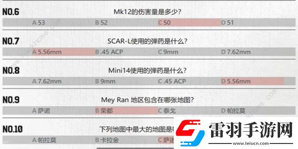 pubg吃雞知識(shí)競(jìng)賽題庫(kù)答案大全