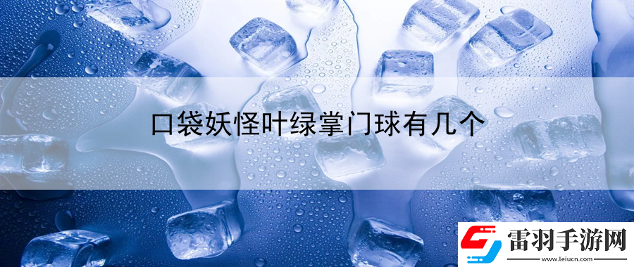 口袋妖怪葉綠掌門球有幾個(gè)