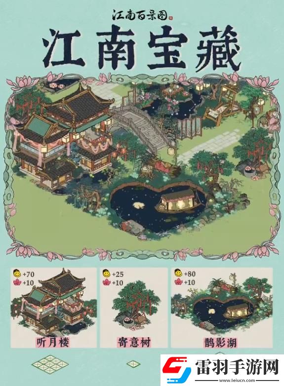 江南百景圖七夕系列建筑介紹