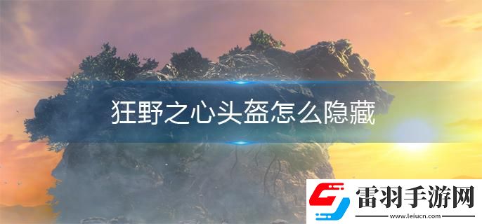 狂野之心頭盔怎么隱藏