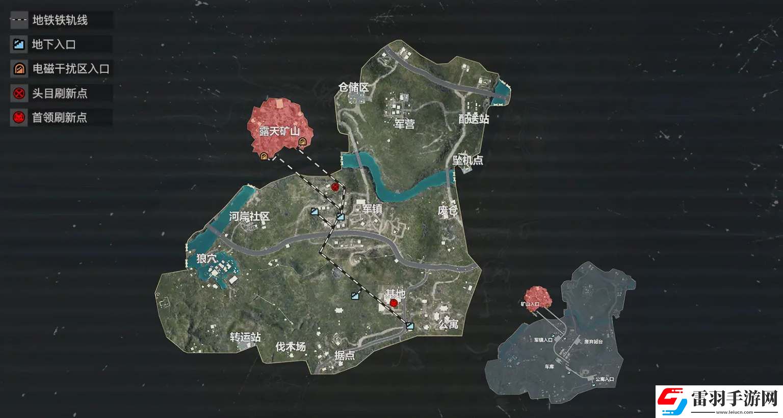 和平精英地鐵逃生金庫位置大全