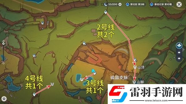 原神大靈顯化身討伐路線是什么
