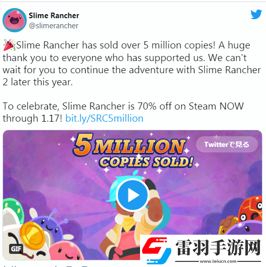 史萊姆牧場銷量破500萬份！Steam開啟限時促銷