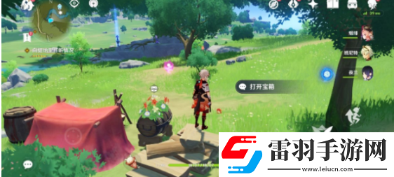 原神風(fēng)起地附近的紅色帳篷在哪