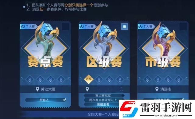 王者榮耀賽點(diǎn)級冠軍