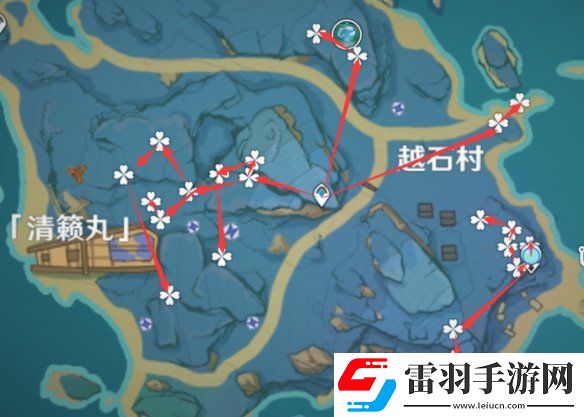 原神2.7鳴草采集點原神2.7鳴草采集路線