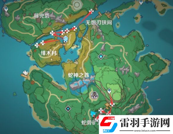 原神2.7鳴草采集點原神2.7鳴草采集路線