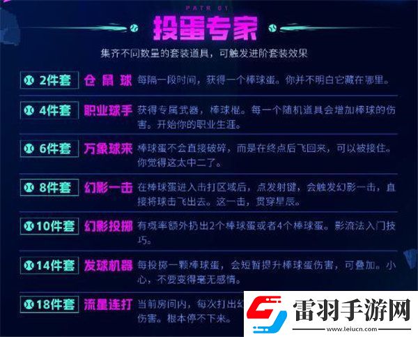 霓虹深淵無限投蛋專家怎么搭配