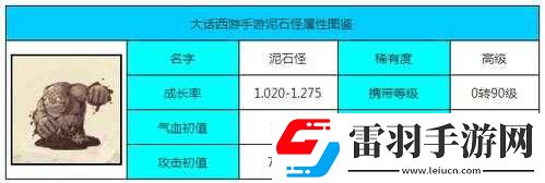 大話西游手游泥石怪屬性與獲取條件匯總