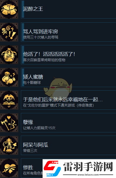 納赫魯博王國(guó)地下城混沌護(hù)符哪些成就