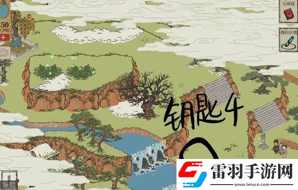 江南百景圖歙縣雙鯉寶箱鑰匙位置