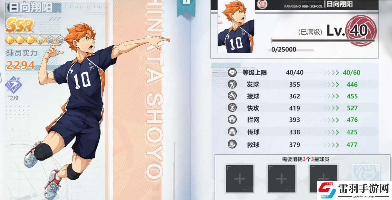 排球少年手游潛能套裝搭配攻略
