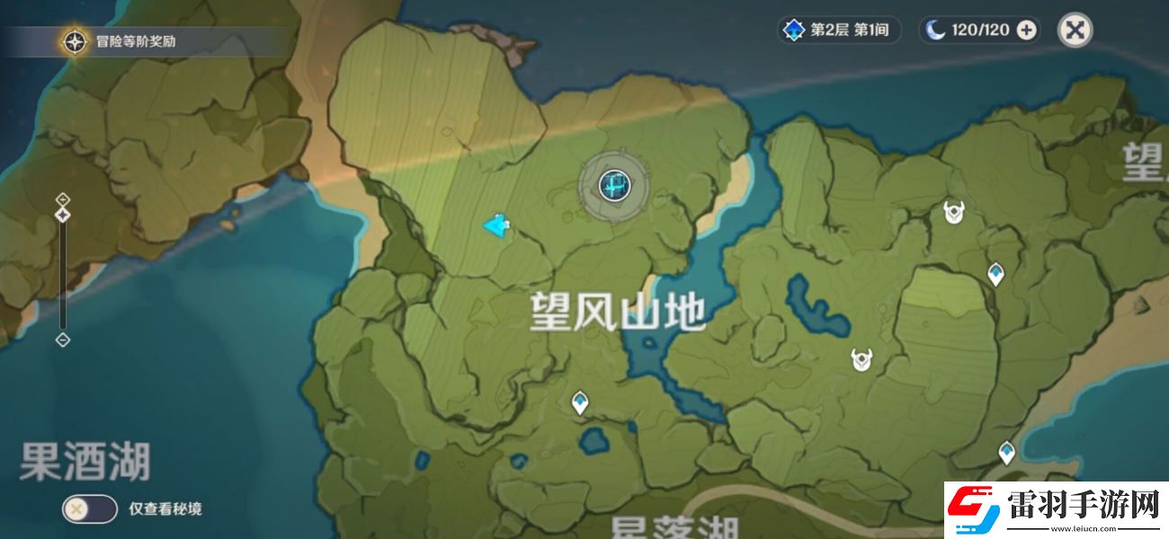 原神蒙德地靈龕分布圖
