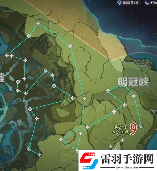 原神蒙德甜甜花采集位置與路線圖