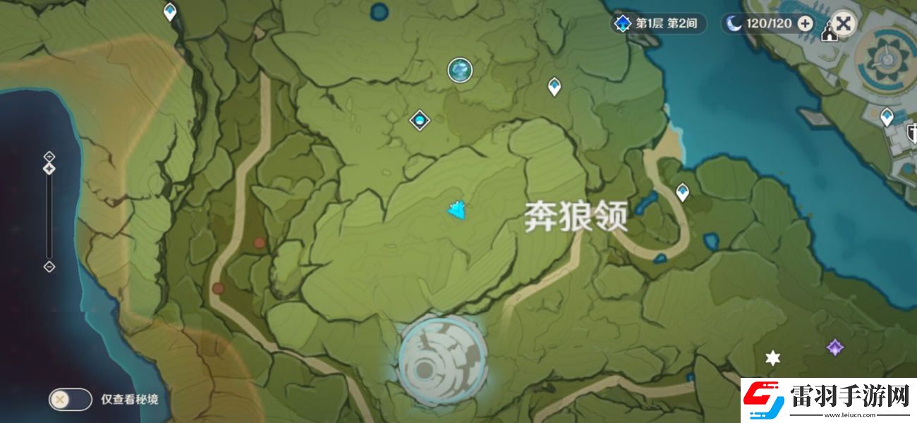 原神蒙德地靈龕分布圖
