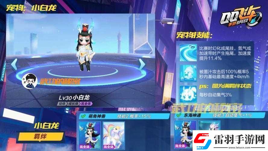 QQ飛車手游無常小黑技能全方位解讀