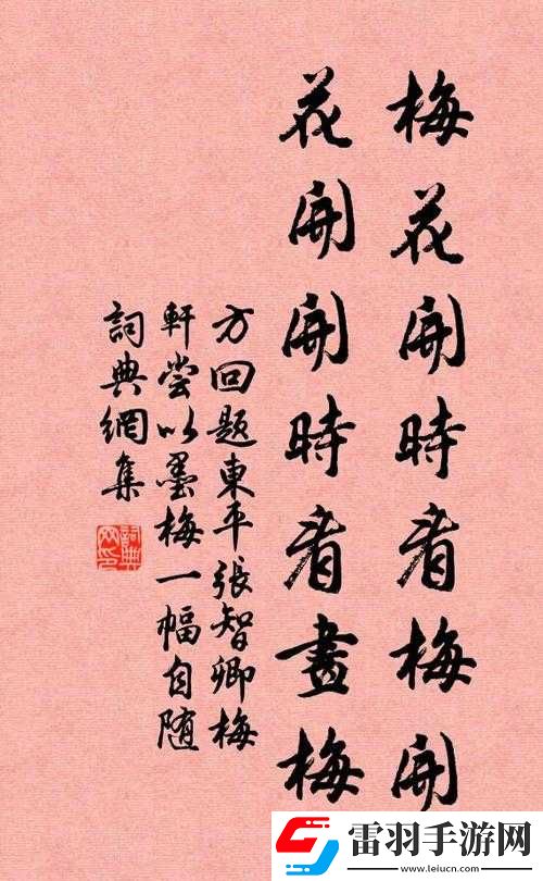 金花瓶楷梅花