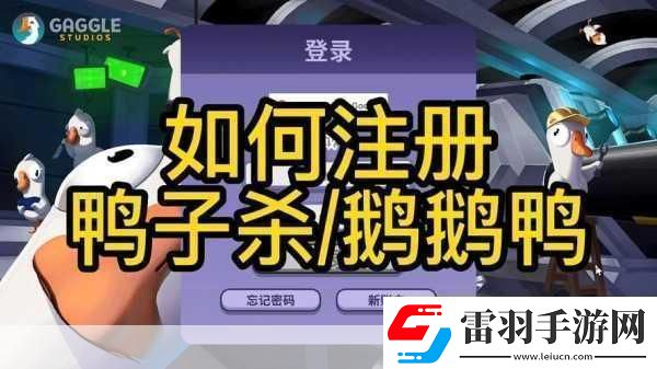 鵝鴨殺賬號(hào)注冊難題全攻略