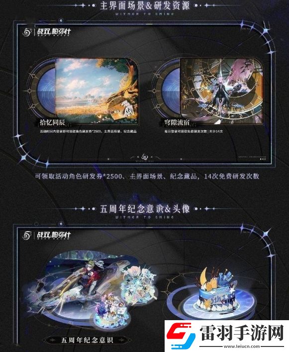 戰(zhàn)雙帕彌什5周年福利有什么