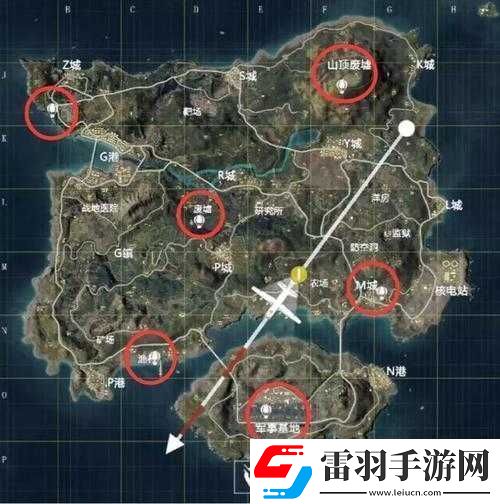 和平精英熱氣球具體位置在哪里