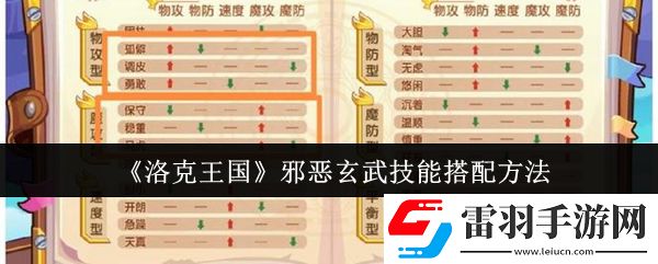 洛克王國(guó)邪惡玄武技能怎樣選擇