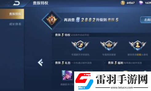 王者榮耀貴族v10要充多少錢