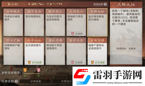 三國謀定天下s4九州議事玩法指南