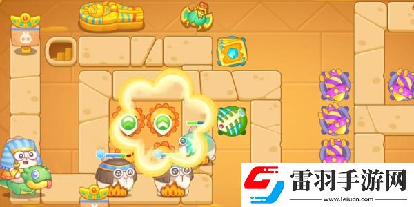 保衛(wèi)蘿卜4法老歸來(lái)第50關(guān)攻略