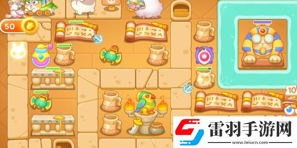 保衛(wèi)蘿卜4法老歸來第39關(guān)攻略保衛(wèi)蘿卜4法老歸來第39關(guān)怎么過