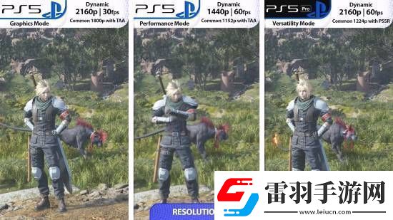 FF7重生PS5Pro對比原版
