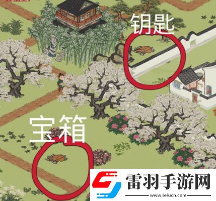 江南百景圖麗娘府宅寶箱鑰匙位置在哪里