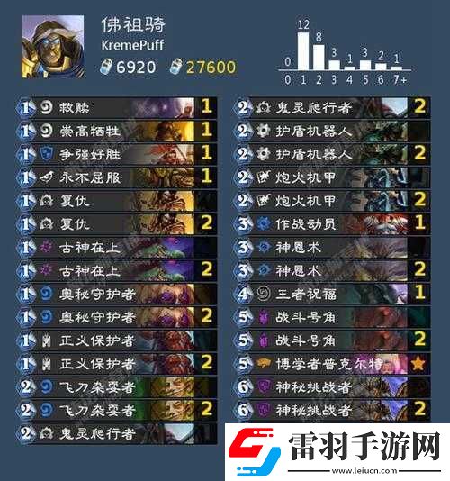 爐石傳說狂野死魚**騎卡組推薦