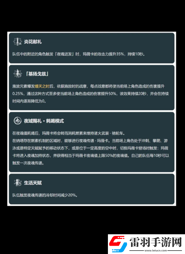 原神5.3瑪薇卡實機演示瑪薇卡立繪技能爆料