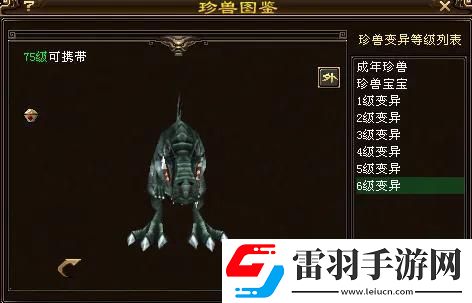 天龍八部75級暴龍寶寶