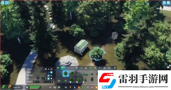 在城市