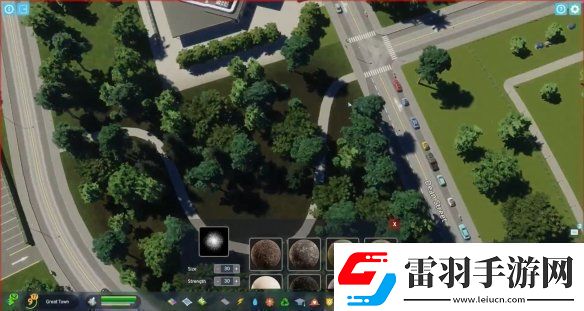 在城市