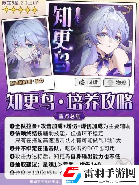 崩壞星穹鐵道知更鳥配隊全攻略打造無敵戰(zhàn)斗陣容
