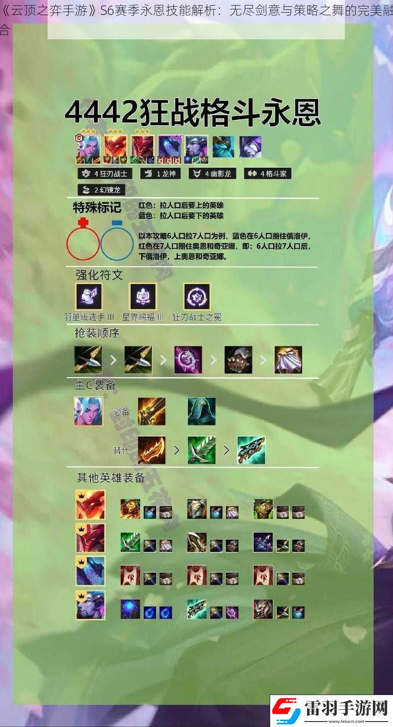 云頂之弈手游S6賽季永恩技能解析