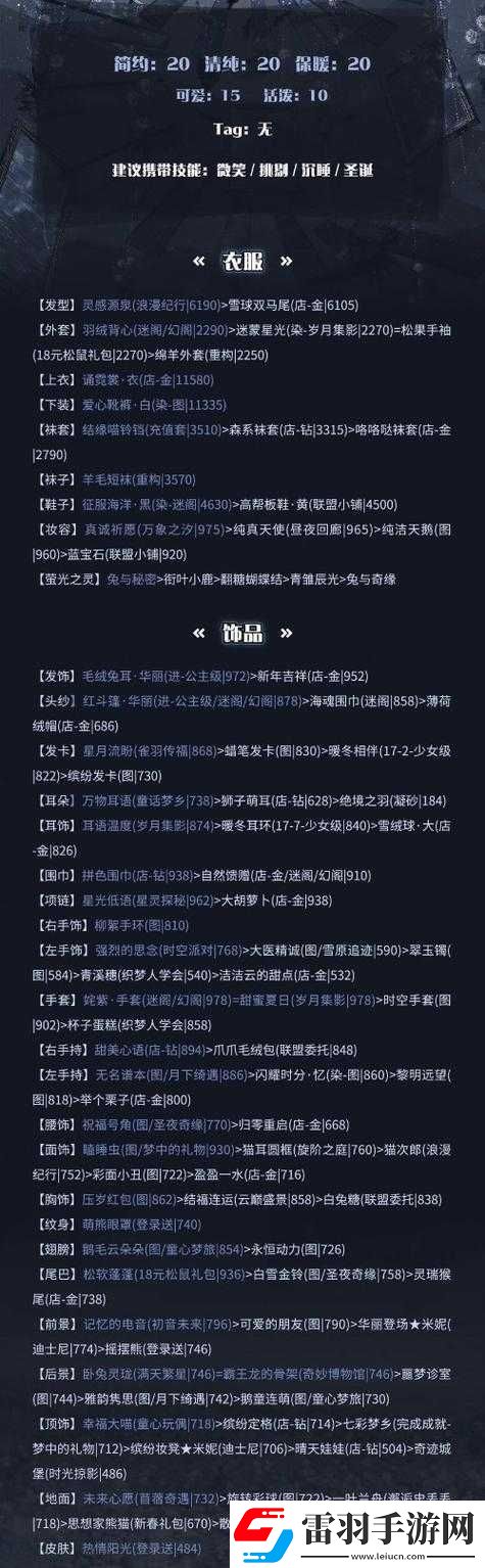 奇跡暖暖12月8日答案解析攻略
