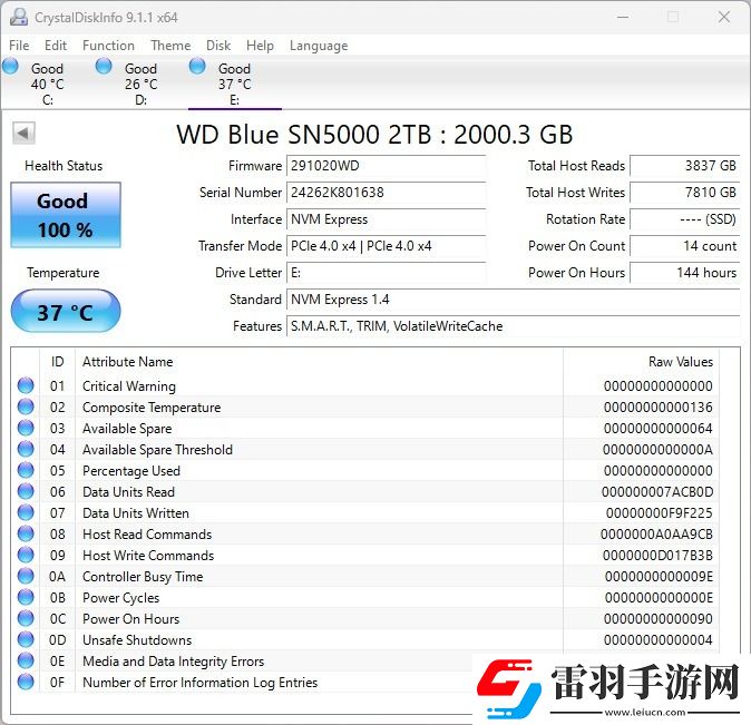 西部數(shù)據(jù)WDBlue?SN5000NVMe固態(tài)硬盤2TB評(píng)測