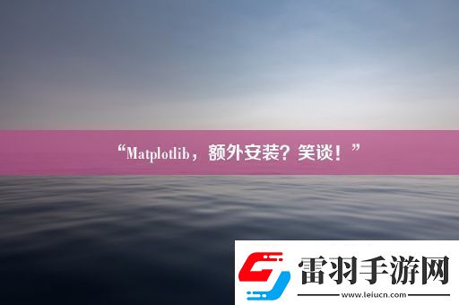 “Matplotlib