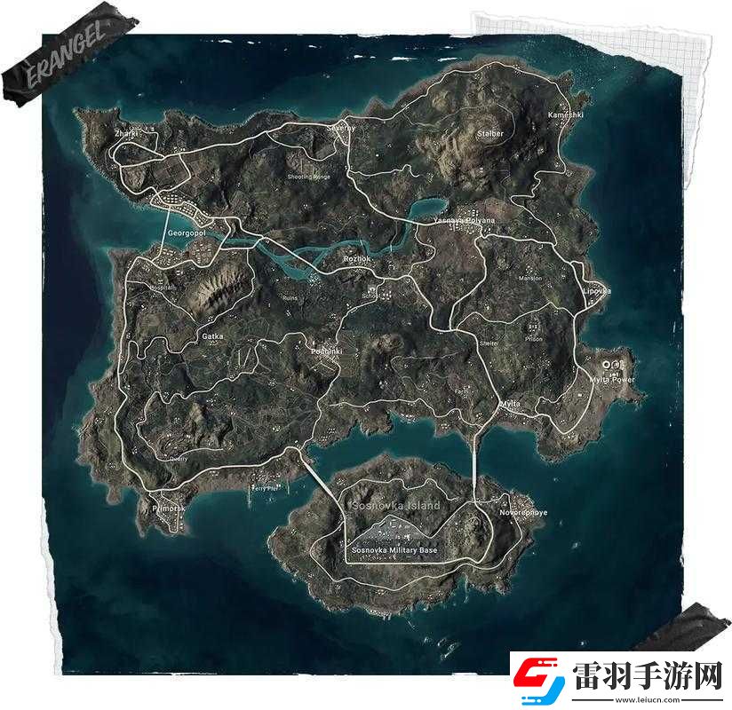 絕地求生4x4新地圖‘薩諾’及其小地圖詳細名稱全面介紹