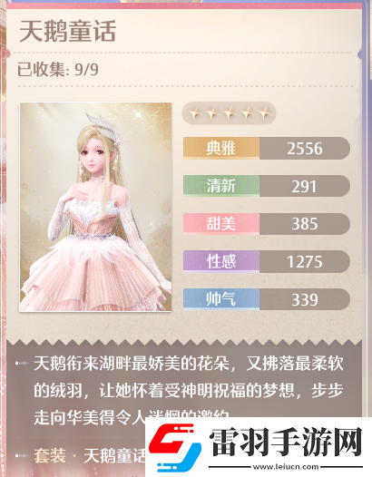 無限暖暖五星套裝天鵝童話效果怎么樣