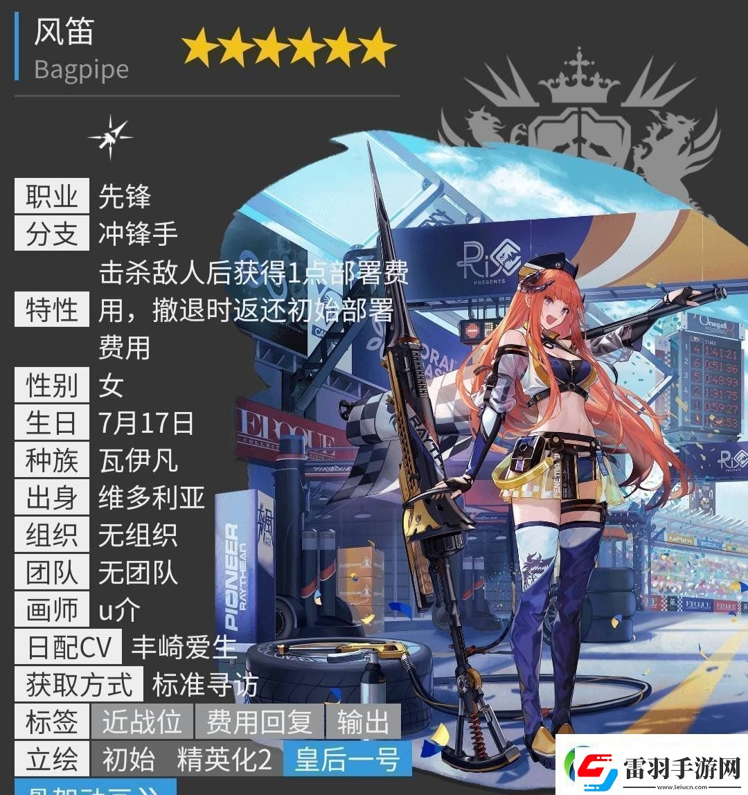 明日方舟沖鋒手有哪些沖鋒手介紹